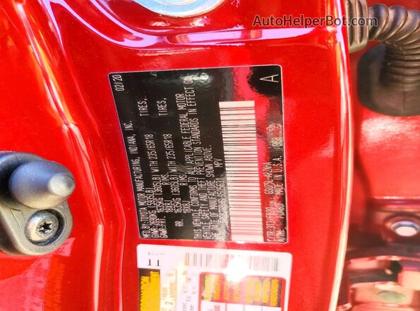 5TDBZRBH6LS505631 2020 TOYOTA HIGHLANDER Red 