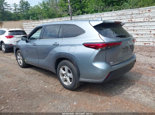 5TDBZRBH7LS017059 2020 TOYOTA HIGHLANDER Blue Задня ліва чверть