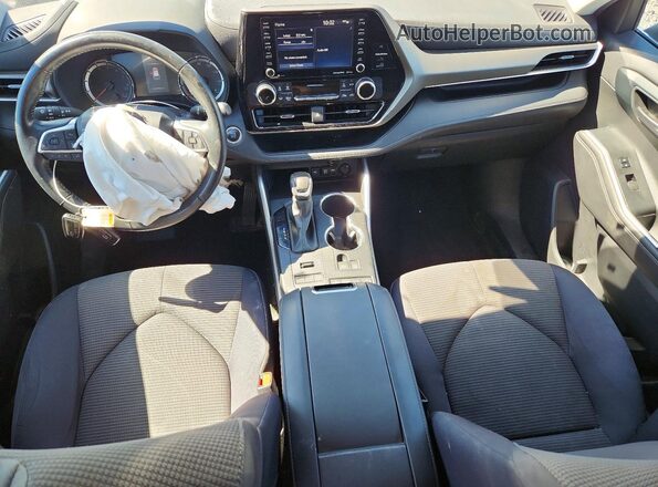 5TDBZRBH8MS070760 2021 TOYOTA HIGHLANDER Silver Dashboard view