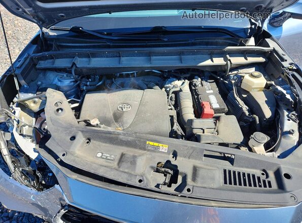 5TDBZRBH8MS070760 2021 TOYOTA HIGHLANDER Silver Engine compartment view
