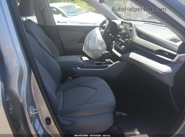 5TDBZRBH9MS145160 2021 TOYOTA HIGHLANDER Silver Սալոնի դիմացի տեսք