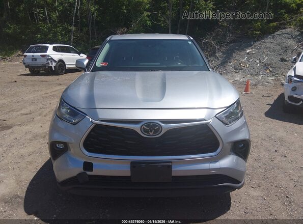 5TDBZRBH9MS145160 2021 TOYOTA HIGHLANDER Silver Սարքավորումների վահանակի տեսք
