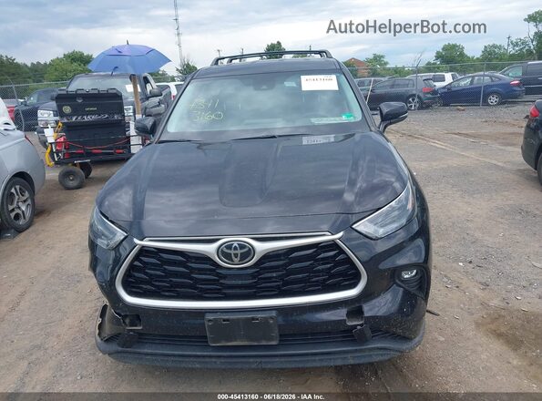 5TDBZRBHXNS166102 2022 TOYOTA HIGHLANDER Black Вид щитка приладів