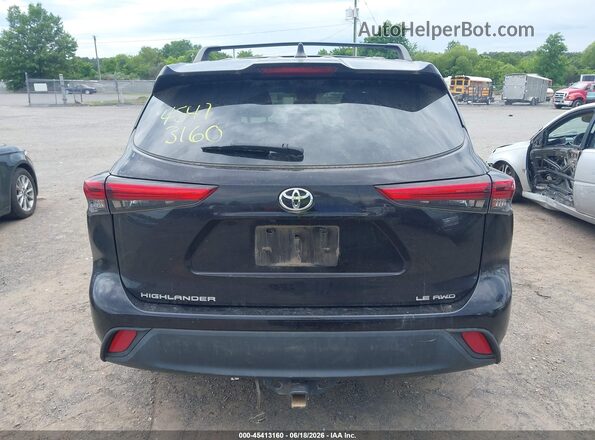5TDBZRBHXNS166102 2022 TOYOTA HIGHLANDER Black 
