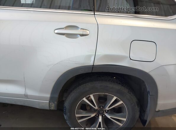 5TDBZRFH0HS399324 2017 TOYOTA HIGHLANDER Silver 