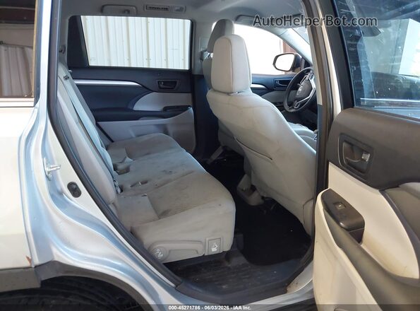 5TDBZRFH0HS399324 2017 TOYOTA HIGHLANDER Silver 