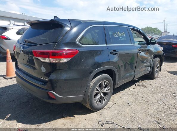 5TDBZRFH0JS910214 2018 TOYOTA HIGHLANDER Black Հետևի աջ