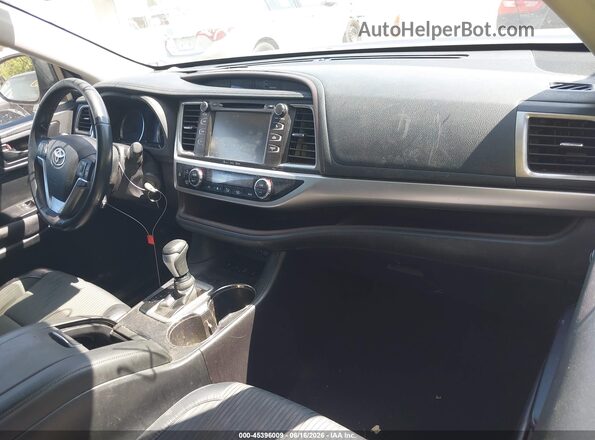 5TDBZRFH0JS910214 2018 TOYOTA HIGHLANDER Black Սալոնի դիմացի տեսք