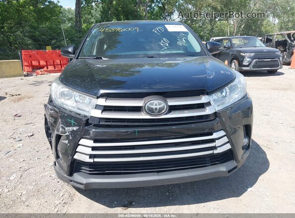 5TDBZRFH0JS910214 2018 TOYOTA HIGHLANDER Black Սարքավորումների վահանակի տեսք