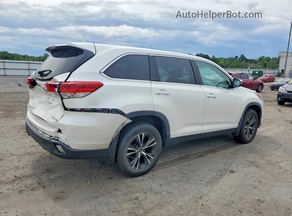 5TDBZRFH0KS733472 2019 TOYOTA HIGHLANDER White Հետևի աջ