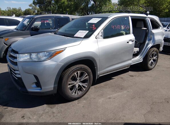 5TDBZRFH0KS747792 2019 TOYOTA HIGHLANDER Серебряный Передняя левая четверть