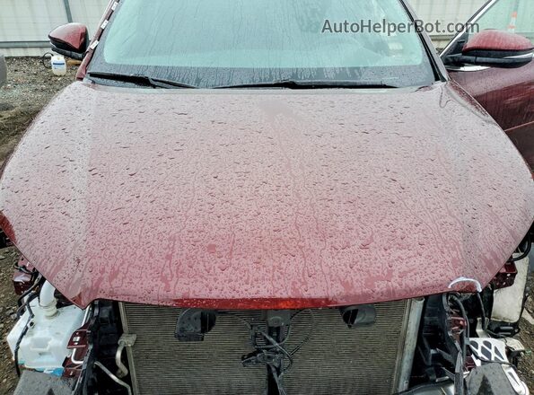 5TDBZRFH1KS736090 2019 TOYOTA HIGHLANDER Maroon Вид підкапотного простору