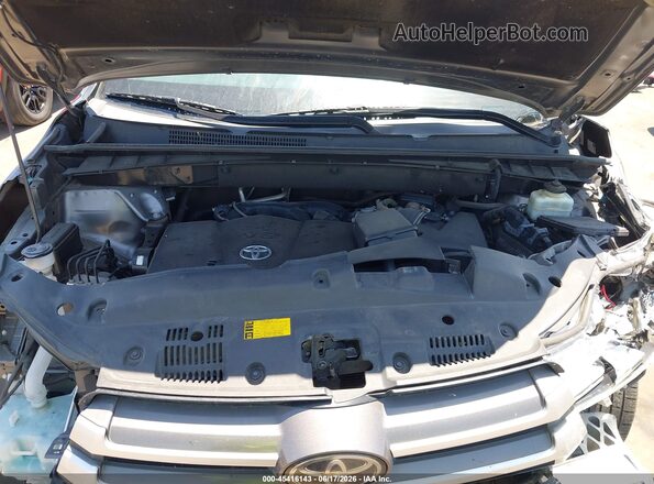 5TDBZRFH2HS483757 2017 TOYOTA HIGHLANDER Gray Vista trasera