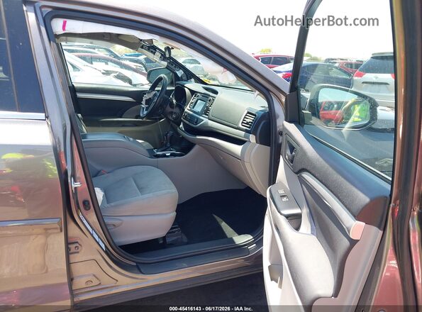 5TDBZRFH2HS483757 2017 TOYOTA HIGHLANDER Gray Vista interior delantera