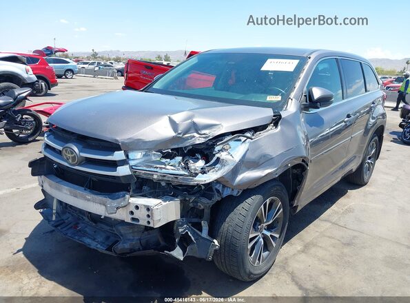 5TDBZRFH2HS483757 2017 TOYOTA HIGHLANDER Gray Vista frontal