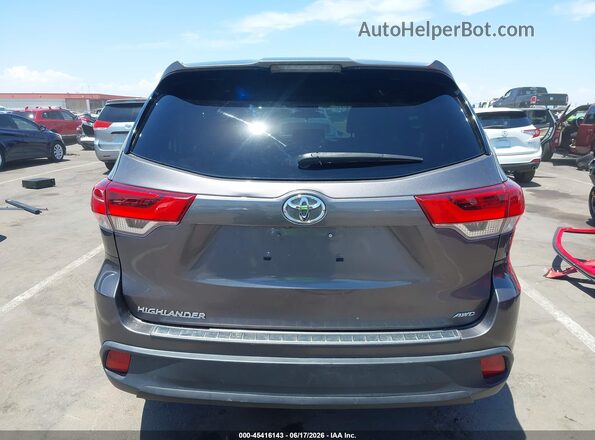5TDBZRFH2HS483757 2017 TOYOTA HIGHLANDER Gray 