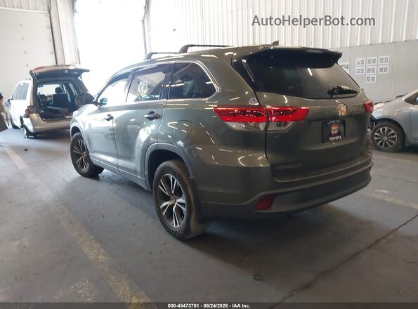 5TDBZRFH2JS880360 2018 TOYOTA HIGHLANDER Green უკანა მარცხენა