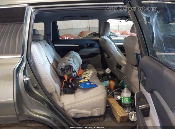 5TDBZRFH2JS880360 2018 TOYOTA HIGHLANDER Green VIN კოდის სტიკერის ხედი