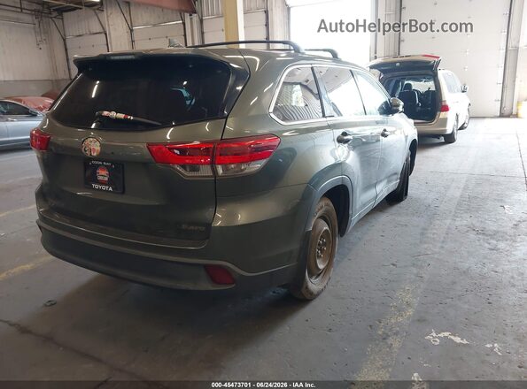 5TDBZRFH2JS880360 2018 TOYOTA HIGHLANDER Green უკანა მარჯვენა