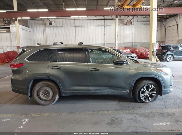 5TDBZRFH2JS880360 2018 TOYOTA HIGHLANDER Green უკანა სალონის ხედი
