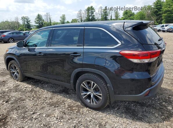 5TDBZRFH2KS727351 2019 TOYOTA HIGHLANDER Black Հետևի ձախ