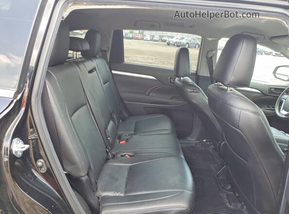 5TDBZRFH2KS727351 2019 TOYOTA HIGHLANDER Black Սալոնի հետևի տեսք
