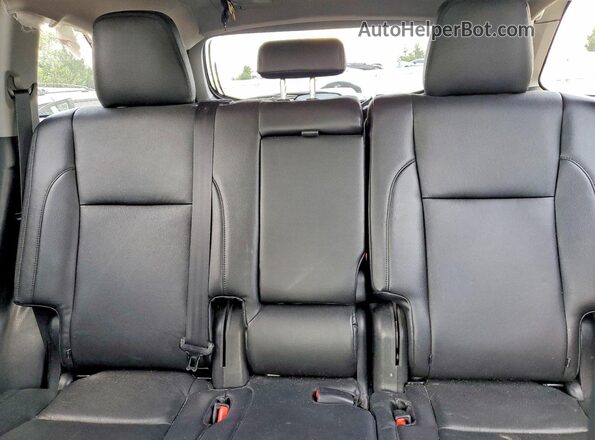5TDBZRFH2KS727351 2019 TOYOTA HIGHLANDER Black Հետևի նստատեղերի տեսք