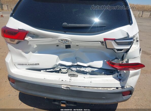 5TDBZRFH3HS430131 2017 TOYOTA HIGHLANDER Белый Вид спереди