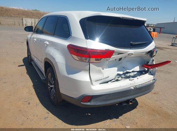 5TDBZRFH3HS430131 2017 TOYOTA HIGHLANDER Белый Задняя левая четверть