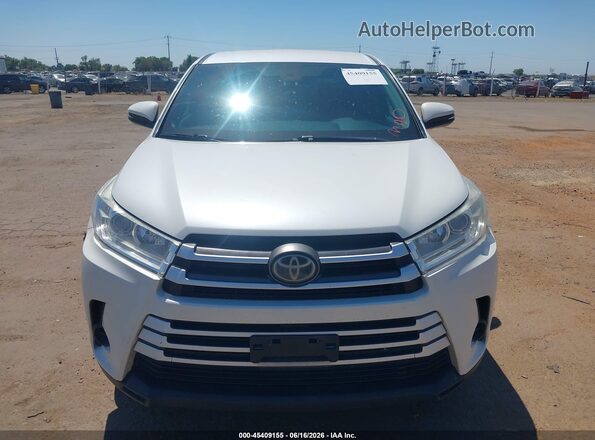 5TDBZRFH3HS430131 2017 TOYOTA HIGHLANDER Белый Вид щитка приборов