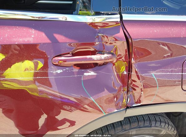 5TDBZRFH3HS446491 2017 TOYOTA HIGHLANDER Burgundy Vista frontal
