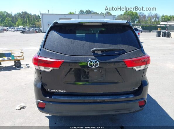 5TDBZRFH3JS496524 2018 TOYOTA HIGHLANDER Черный 