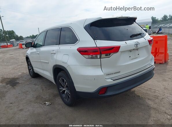 5TDBZRFH3JS913091 2018 TOYOTA HIGHLANDER White Rear left