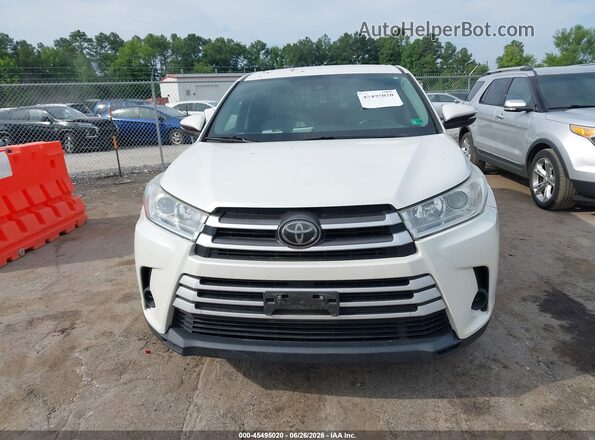5TDBZRFH3JS913091 2018 TOYOTA HIGHLANDER White Instrument cluster view