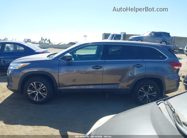 5TDBZRFH3KS978802 2019 TOYOTA HIGHLANDER Gray Vista interior de 360 grados