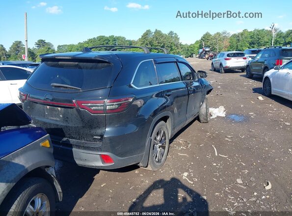 5TDBZRFH4JS851426 2018 TOYOTA HIGHLANDER Black Tył prawy