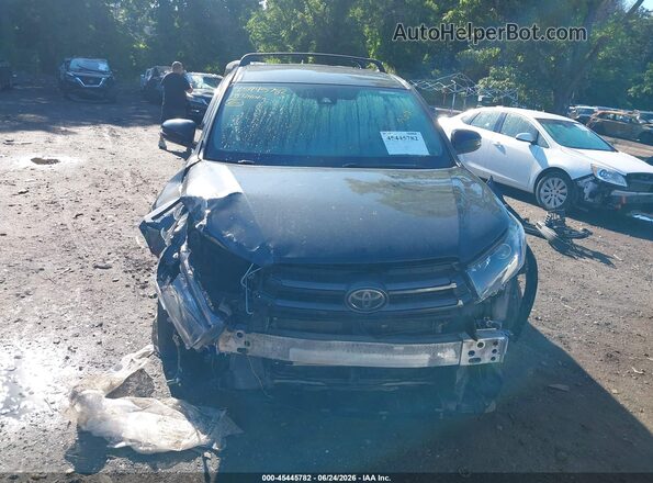 5TDBZRFH4JS851426 2018 TOYOTA HIGHLANDER Black Widok zestawu wskaźników