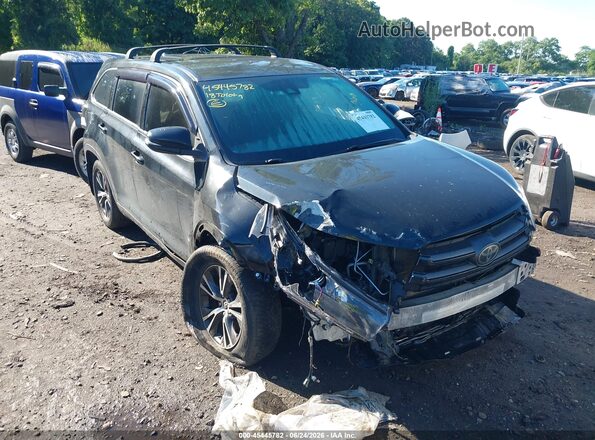 5TDBZRFH4JS851426 2018 TOYOTA HIGHLANDER Black Widok z przodu