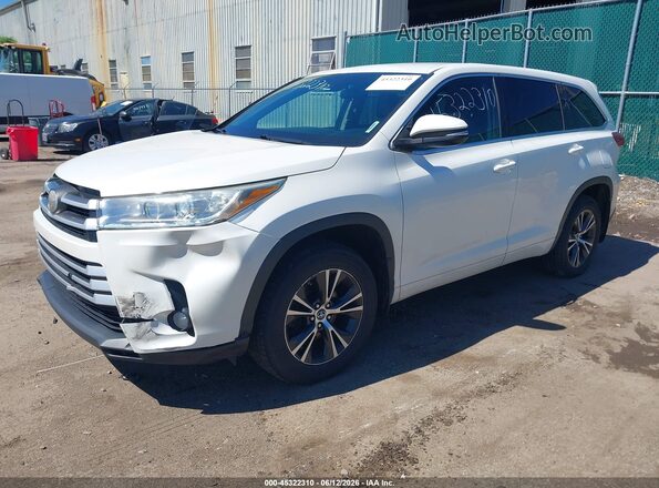 5TDBZRFH5HS466743 2017 TOYOTA HIGHLANDER White Vista tres cuartos delantera izquierda