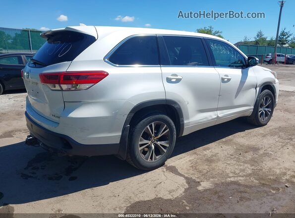5TDBZRFH5HS466743 2017 TOYOTA HIGHLANDER White Trasero derecho