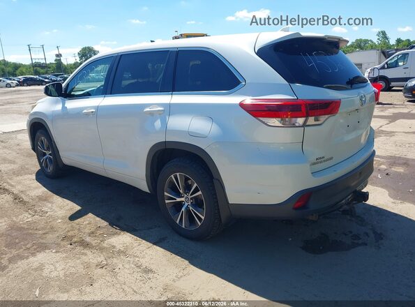 5TDBZRFH5HS466743 2017 TOYOTA HIGHLANDER White Trasero izquierdo