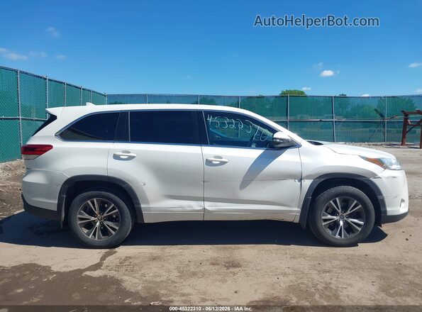 5TDBZRFH5HS466743 2017 TOYOTA HIGHLANDER White Vista interior trasera