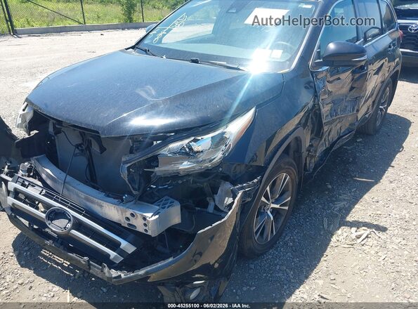 5TDBZRFH5JS815891 2018 TOYOTA HIGHLANDER Black Դիմացի տեսք