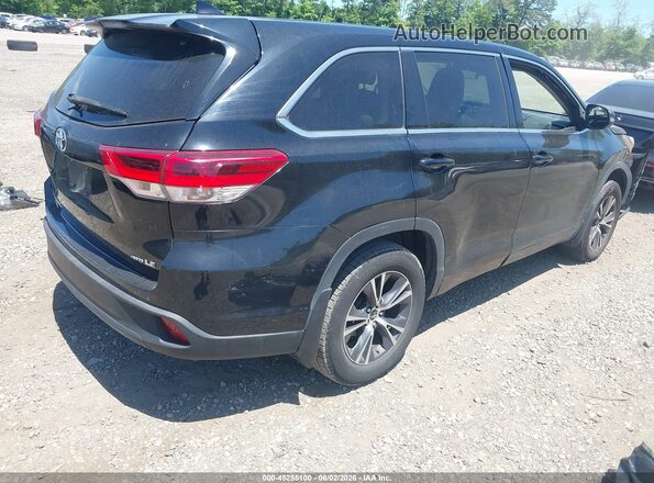 5TDBZRFH5JS815891 2018 TOYOTA HIGHLANDER Black Հետևի աջ