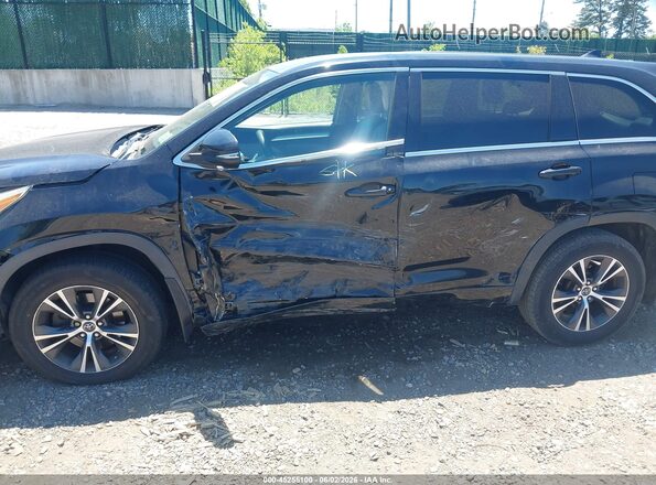 5TDBZRFH5JS815891 2018 TOYOTA HIGHLANDER Black Սալոնի 360 աստիճան տեսք