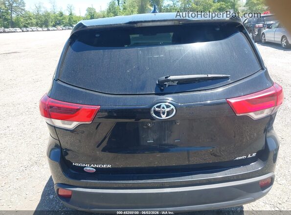 5TDBZRFH5JS815891 2018 TOYOTA HIGHLANDER Black 