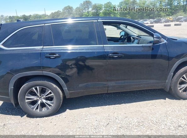 5TDBZRFH5JS815891 2018 TOYOTA HIGHLANDER Black Սալոնի հետևի տեսք