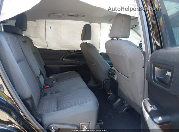 5TDBZRFH5JS842590 2018 TOYOTA HIGHLANDER Black Вид наклейки з VIN-кодом