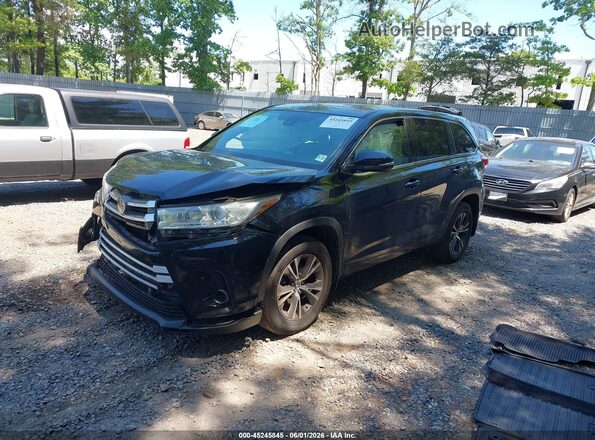 5TDBZRFH5JS842590 2018 TOYOTA HIGHLANDER Black Передня ліва чверть