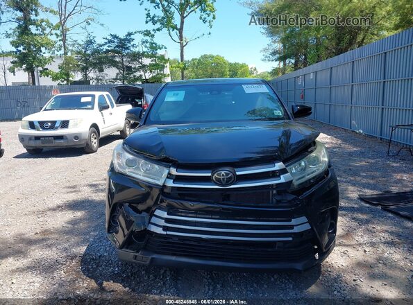 5TDBZRFH5JS842590 2018 TOYOTA HIGHLANDER Black Вид щитка приладів